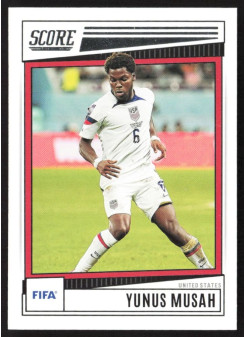 Yunus Musah, Kartička, Panini Score FIFA Soccer 2022-23, BASE