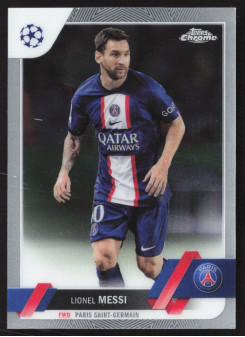 Lionel Messi, Kartička, Topps Chrome UEFA Club Competitions 2022-2023, BASE