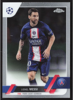 Lionel Messi, Card, Topps Chrome UEFA Club Competitions 2022-2023, BASE