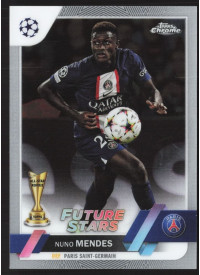 Nuno Mendes, Kartička, Topps Chrome UEFA Club Competitions 2022-2023, BASE