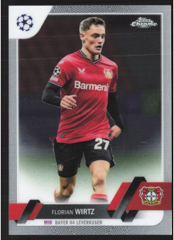 Florian Wirtz, Kartička, Topps Chrome UEFA Club Competitions 2022-2023, BASE