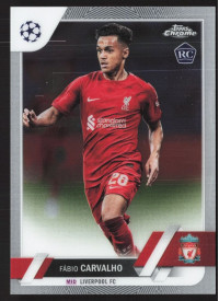 Fabio Carvalho, Kartička, Topps Chrome UEFA Club Competitions 2022-2023, BASE