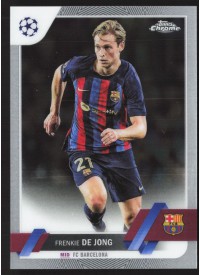 Frenkie de Jong, Kartička, Topps Chrome UEFA Club Competitions 2022-2023, BASE