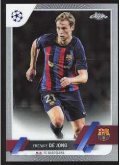 Frenkie de Jong, Kartička, Topps Chrome UEFA Club Competitions 2022-2023, BASE