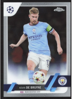 Kevin De Bruyne, Kartička, Topps Chrome UEFA Club Competitions 2022-2023, BASE