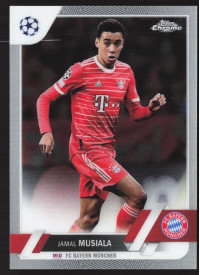 Jamal Musiala, Kartička, Topps Chrome UEFA Club Competitions 2022-2023, BASE