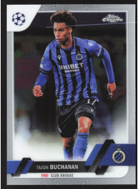 Tajon Buchanan, Kartička, Topps Chrome UEFA Club Competitions 2022-2023, BASE