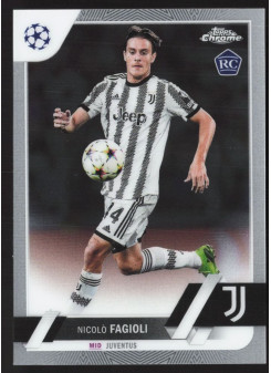 Nicolo Fagioli, Kartička, Topps Chrome UEFA Club Competitions 2022-2023, BASE