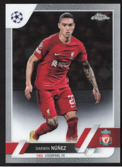 Darwin Nunez, Kartička, Topps Chrome UEFA Club Competitions 2022-2023, BASE