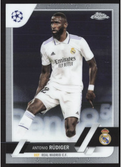 Antonio Rudiger, Kartička, Topps Chrome UEFA Club Competitions 2022-2023, BASE