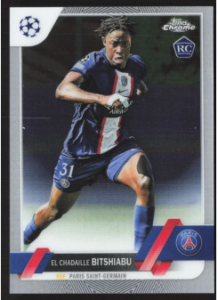 El Chadaille Bitshiabu, Kartička, Topps Chrome UEFA Club Competitions 2022-2023, BASE