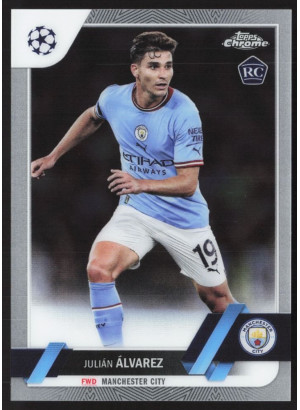 Julian Alvarez, Card, Topps Chrome UEFA Club Competitions 2022-2023, BASE