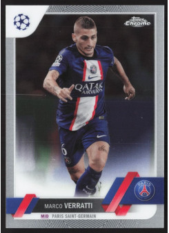 Marco Verratti, Kartička, Topps Chrome UEFA Club Competitions 2022-2023, BASE