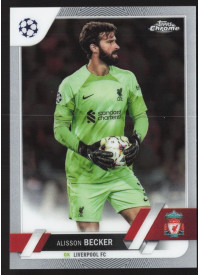 Alisson Becker, Kartička, Topps Chrome UEFA Club Competitions 2022-2023, BASE
