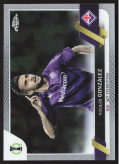 Nicolas Gonzalez, Kartička, Topps Chrome UEFA Club Competitions 2022-2023, BASE