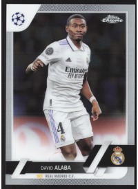 David Alaba, Kartička, Topps Chrome UEFA Club Competitions 2022-2023, BASE