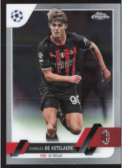 Charles De Ketelaere, Kartička, Topps Chrome UEFA Club Competitions 2022-2023, BASE