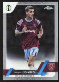 Gianluca Scamacca, Kartička, Topps Chrome UEFA Club Competitions 2022-2023, BASE