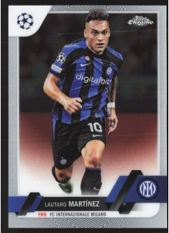 Lautaro Martinez, Kartička, Topps Chrome UEFA Club Competitions 2022-2023, BASE