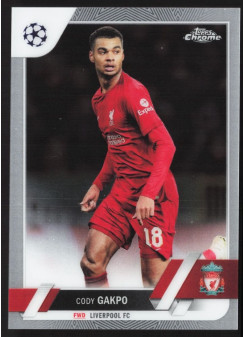 Cody Gakpo, Kartička, Topps Chrome UEFA Club Competitions 2022-2023, BASE