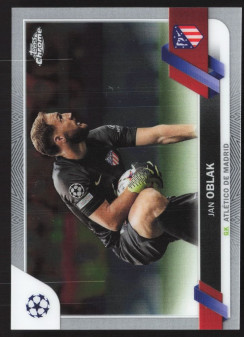 Jan Oblak, Kartička, Topps Chrome UEFA Club Competitions 2022-2023, BASE