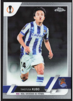 Takefusa Kubo, Kartička, Topps Chrome UEFA Club Competitions 2022-2023, BASE
