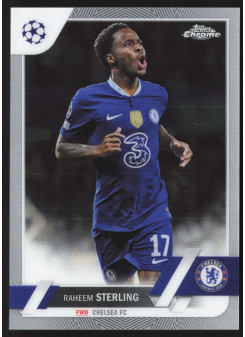 Raheem Sterling, Kartička, Topps Chrome UEFA Club Competitions 2022-2023, BASE