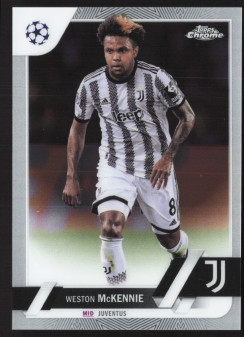 Weston McKennie, Kartička, Topps Chrome UEFA Club Competitions 2022-2023, BASE