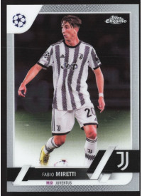 Fabio Miretti, Kartička, Topps Chrome UEFA Club Competitions 2022-2023, BASE