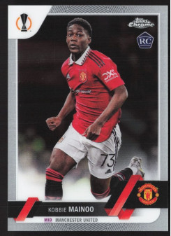 Kobbie Mainoo, Kartička, Topps Chrome UEFA Club Competitions 2022-2023, BASE