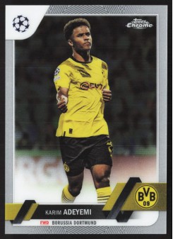 Karim Adeyemi, Kartička, Topps Chrome UEFA Club Competitions 2022-2023, BASE