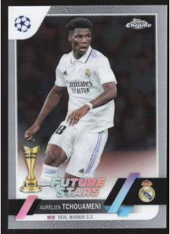 Aurelien Tchouameni, Kartička, Topps Chrome UEFA Club Competitions 2022-2023, BASE