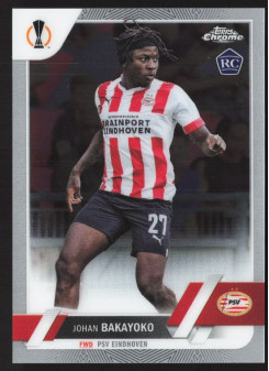 Johan Bakayoko, Kartička, Topps Chrome UEFA Club Competitions 2022-2023, BASE
