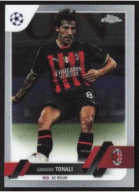Sandro Tonali, Kartička, Topps Chrome UEFA Club Competitions 2022-2023, BASE