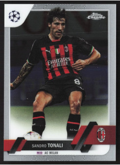 Sandro Tonali, Kartička, Topps Chrome UEFA Club Competitions 2022-2023, BASE