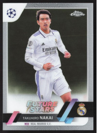 Takuhiro Nakai, Kartička, Topps Chrome UEFA Club Competitions 2022-2023, BASE