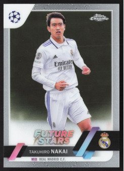 Takuhiro Nakai, Kartička, Topps Chrome UEFA Club Competitions 2022-2023, BASE
