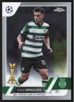 Pedro Goncalves, Kartička, Topps Chrome UEFA Club Competitions 2022-2023, BASE