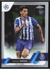 Goncalo Borges, Kartička, Topps Chrome UEFA Club Competitions 2022-2023, BASE