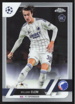 William Clem, Kartička, Topps Chrome UEFA Club Competitions 2022-2023, BASE