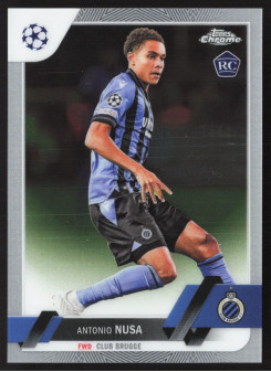 Antonio Nusa, Kartička, Topps Chrome UEFA Club Competitions 2022-2023, BASE