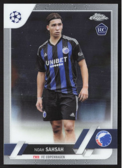 Noah Sahsah, Kartička, Topps Chrome UEFA Club Competitions 2022-2023, BASE