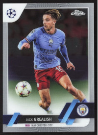 Jack Grealish, Kartička, Topps Chrome UEFA Club Competitions 2022-2023, BASE