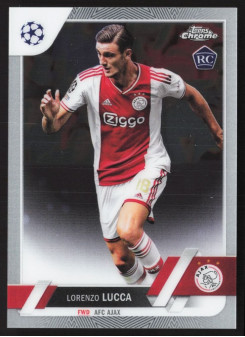 Lorenzo Lucca, Kartička, Topps Chrome UEFA Club Competitions 2022-2023, BASE