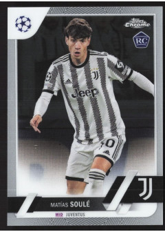 Matias Soule, Kartička, Topps Chrome UEFA Club Competitions 2022-2023, BASE