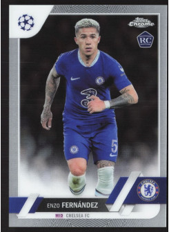 Enzo Fernandez, Kartička, Topps Chrome UEFA Club Competitions 2022-2023, BASE