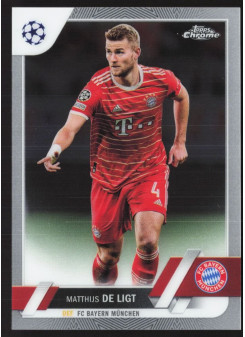 Matthijs de Ligt, Kartička, Topps Chrome UEFA Club Competitions 2022-2023, BASE
