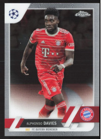 Alphonso Davies, Kartička, Topps Chrome UEFA Club Competitions 2022-2023, BASE