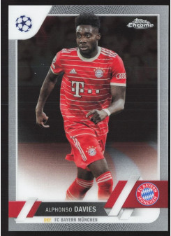 Alphonso Davies, Kartička, Topps Chrome UEFA Club Competitions 2022-2023, BASE
