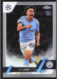 Rico Lewis, Kartička, Topps Chrome UEFA Club Competitions 2022-2023, BASE